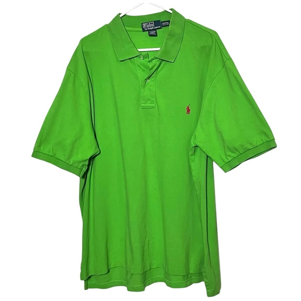 Polo by Ralph Lauren Classic Fit Polo Shirt Size XLarge Tall Green